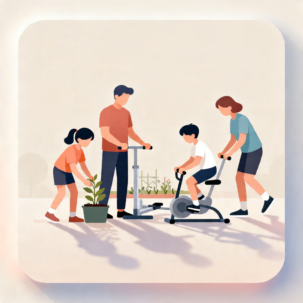 Cómo cultivar hábitos saludables en familia